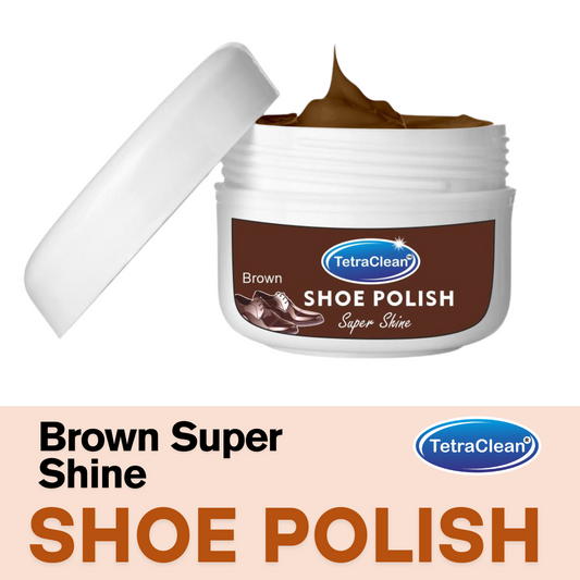 TetraClean Brown Shoe Polish – Leather Polish I Wax Shoe Polish 100g