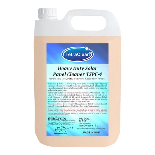 TetraClean TSPC‑4 Heavy Duty Solar Panel Cleaner – Rust & Metal Deposit Remover