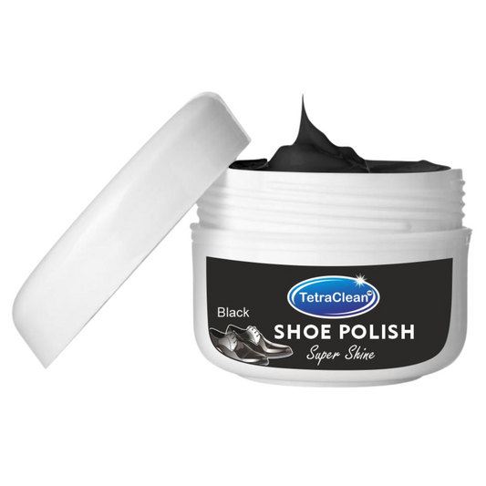 TetraClean Black Shoe Polish I Shoe Polish Cream I Shoe Wax Polish 100g