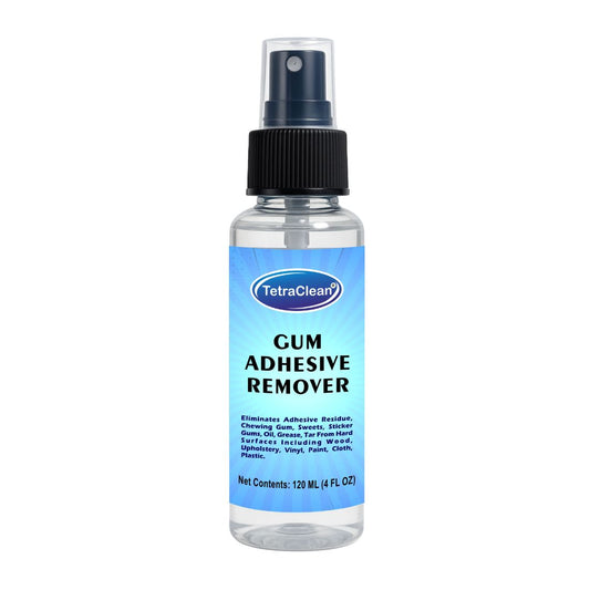 TetraClean Gum & Adhesive Remover – Fast Action Sticker, Glue & Residue Cleaner (120ml)