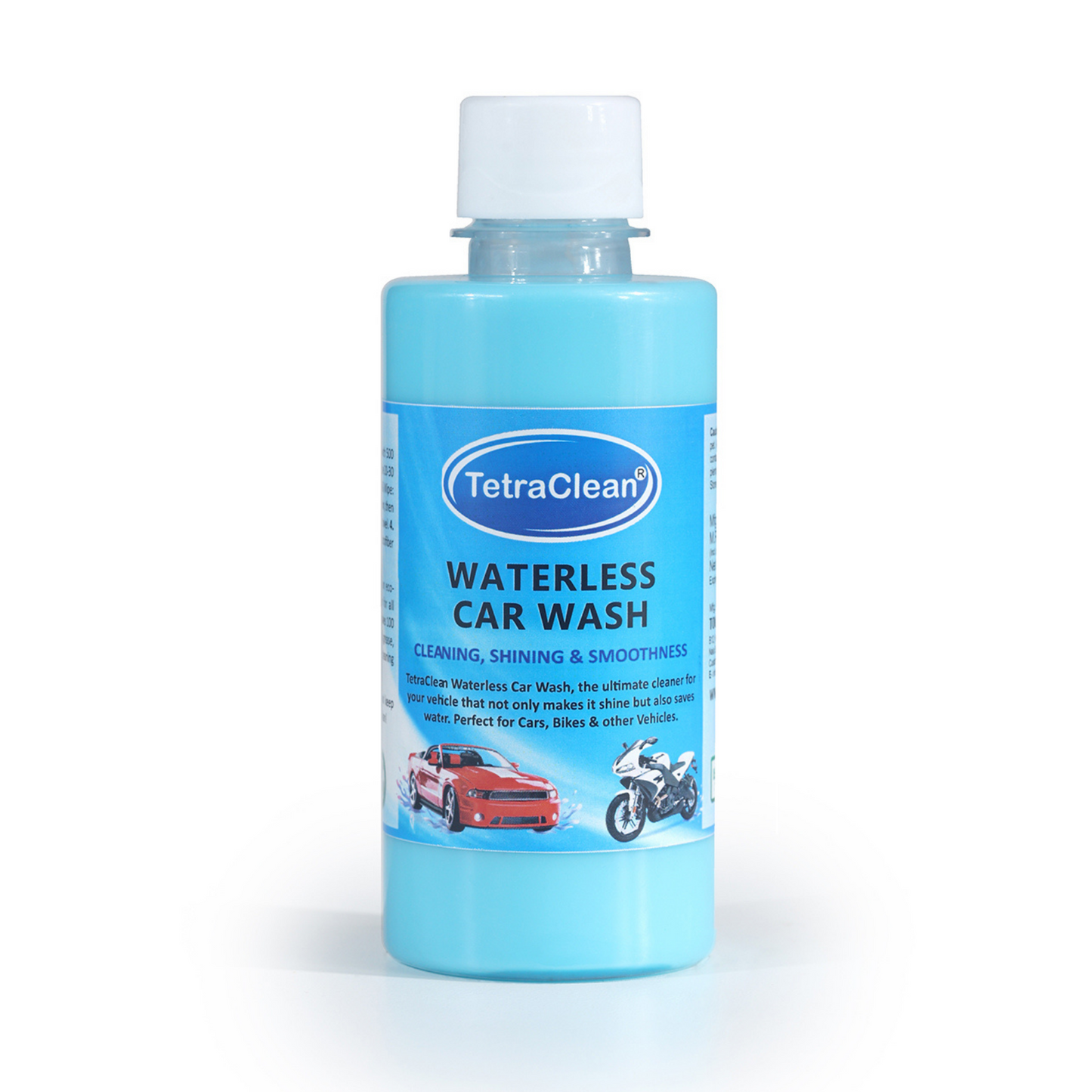 TetraClean Waterless Car Wash 250ml – Instant Shine & Smooth Finish Cleaner