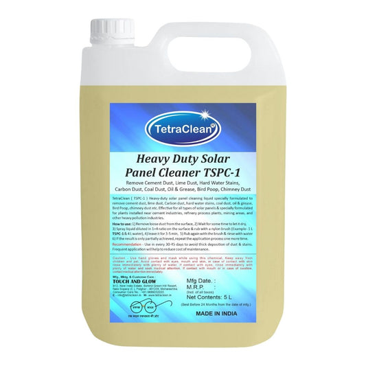 TetraClean TSPC‑1 Heavy Duty Solar Panel Cleaner – Professional‑Grade Dust, Stain & Bird‑Dropping Remover