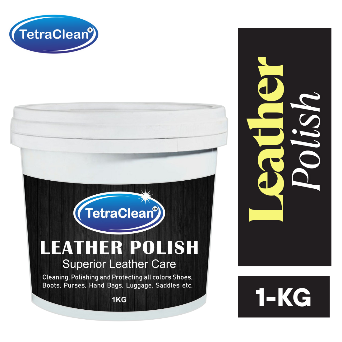 TetraClean Leather Polish I Multicolor Shoe Polish I Premium Shine & Superior Leather Conditioning 1,kg