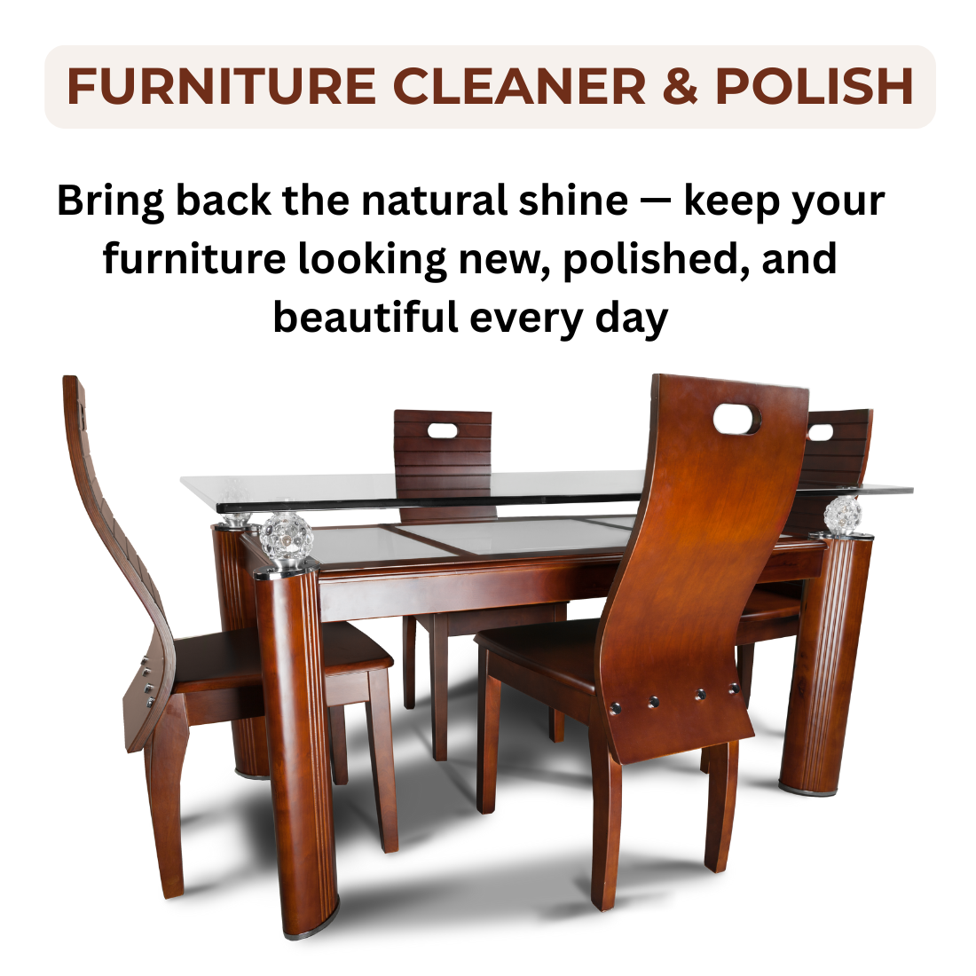 TetraClean Furniture Cleaner & Polish – Restore Shine, Smoothness &Furniture Cleaner 1,kg