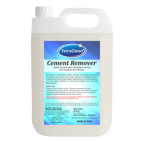 TetraClean Heavy-Duty Cement Remover – Powerful Cleaner for Tiles, Floors & Hard Surfaces 500ml