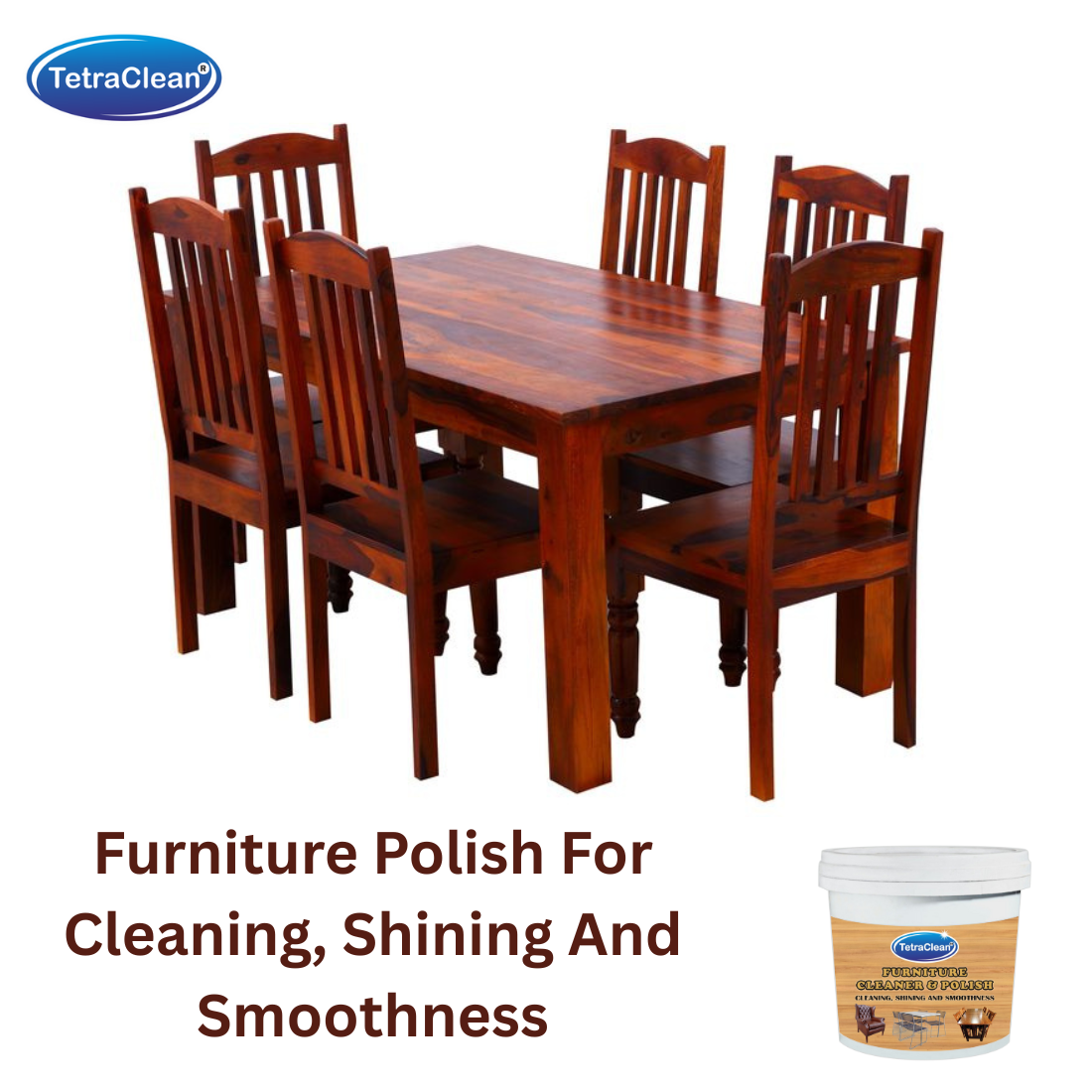 TetraClean Furniture Cleaner & Polish – Restore Shine, Smoothness &Furniture Cleaner 1,kg