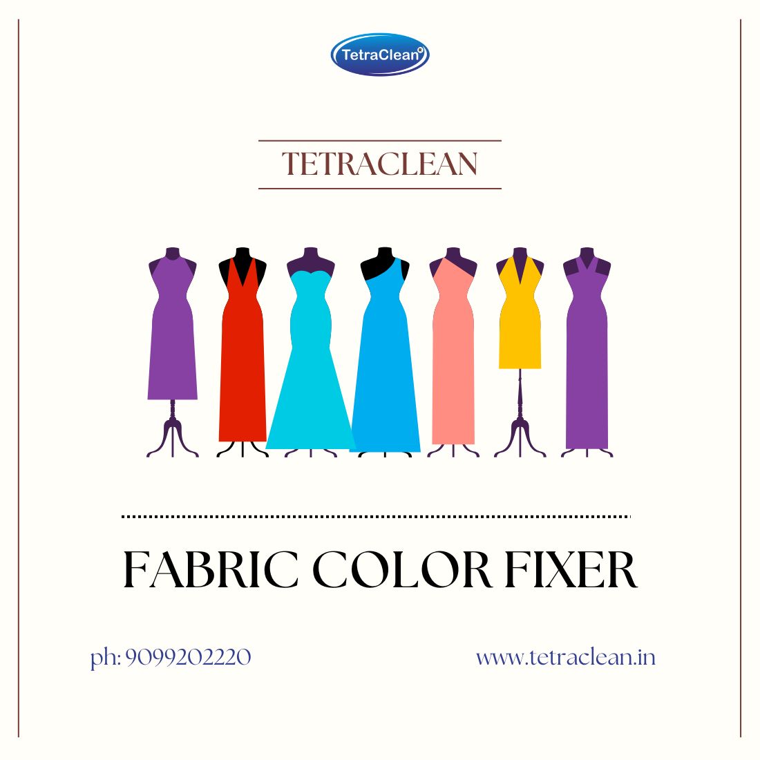 TetraClean Fabric Color Fixer – Long-Lasting Color Protection for Clothes (250ml)