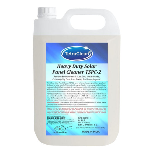 TetraClean TSPC‑2 Heavy Duty Solar Panel Cleaner – Advanced Cleaning for Maximum Efficiency