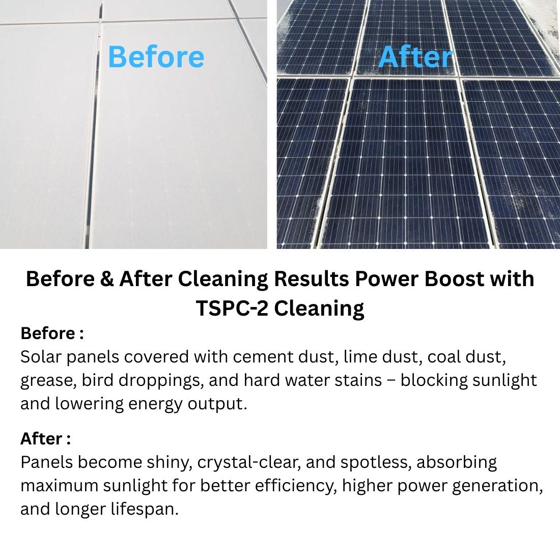 TetraClean TSPC‑2 Heavy Duty Solar Panel Cleaner – Advanced Cleaning for Maximum Efficiency