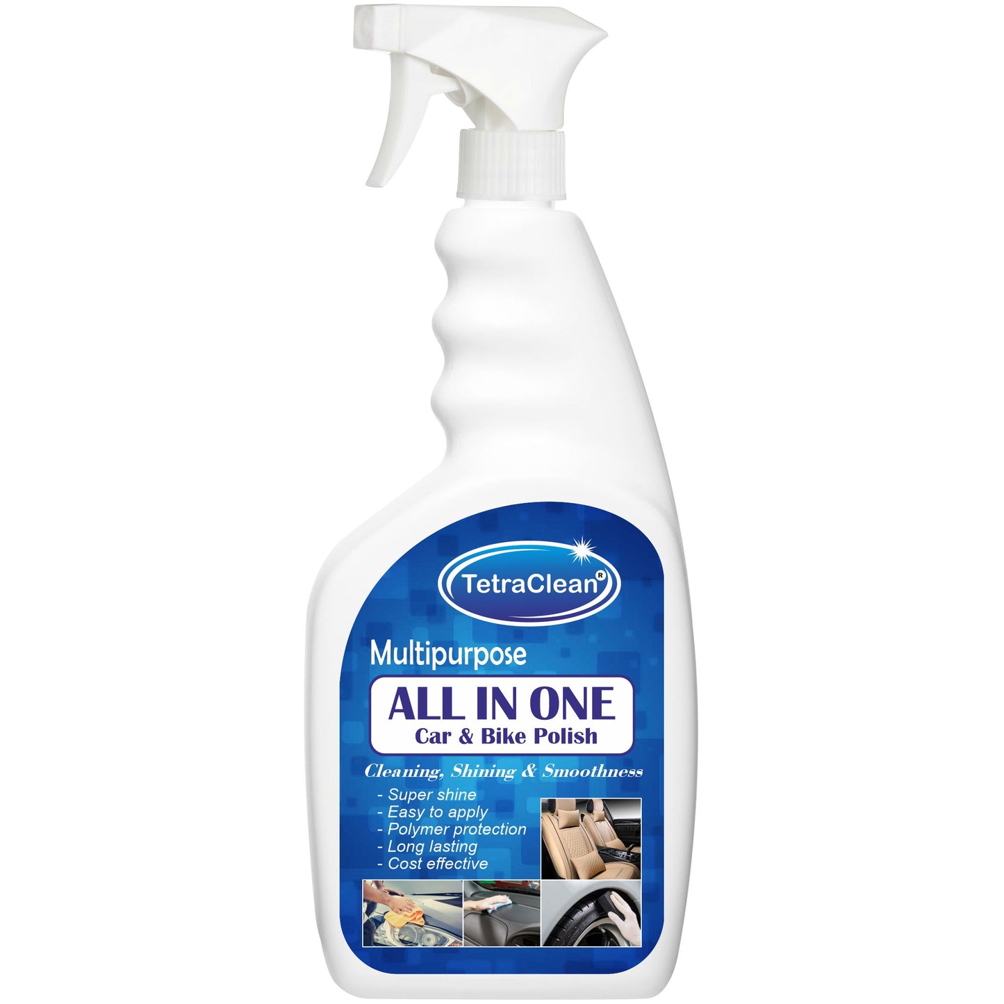TetraClean All-in-One Car & Bike Polish – Instant Shine, Smoothness & Long-Lasting Protection 500ml
