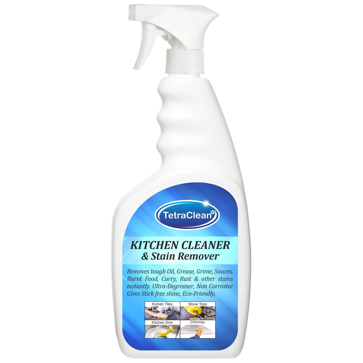 TetraClean Kitchen Cleaner & Stain Remover – Powerful Grease Cutter for a Spotless Kitchen 500ml